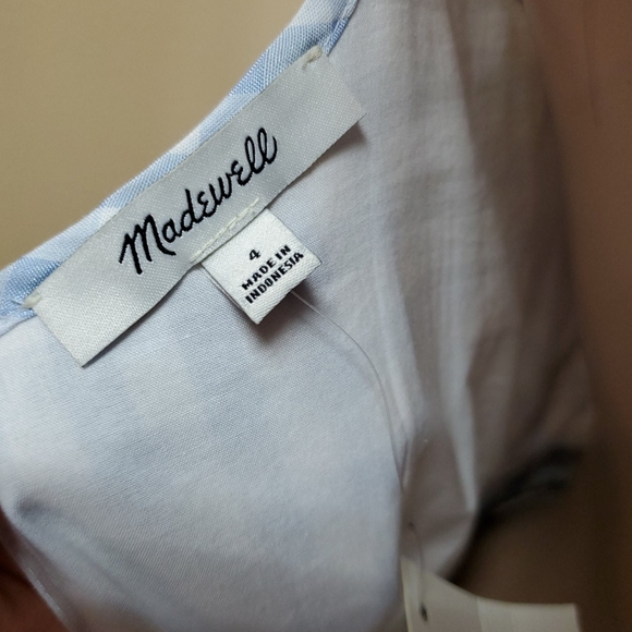 New Madewell Picnic Checkered Dress - Picture 5 of 6